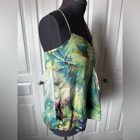 New with tags Jeans by Buffalo satin tank with rhinestones down one side - Picture 6 of 9